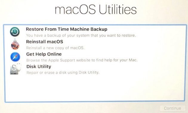 Cách reset Macbook 8
