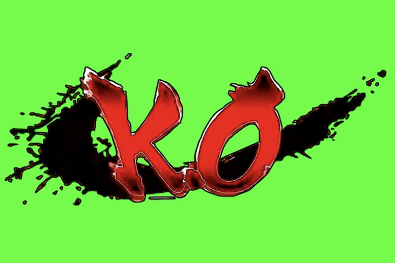 Video Street Fighter KO green screen