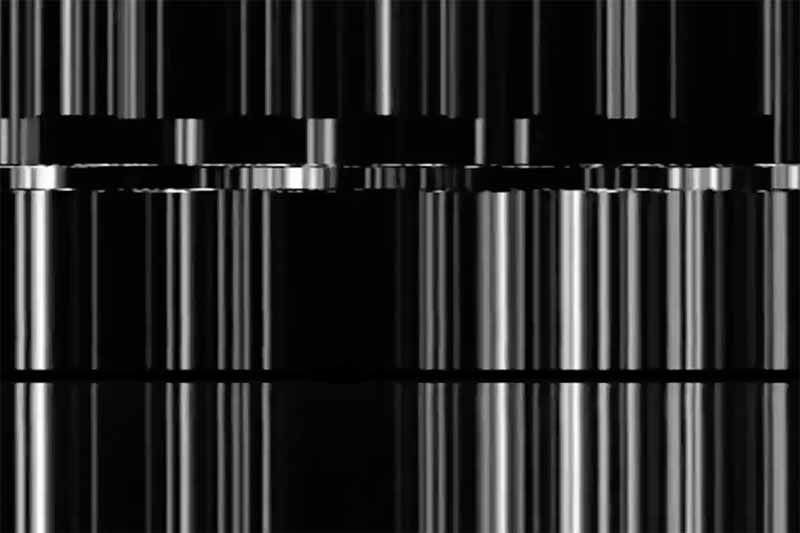 Video VHS glitch effect